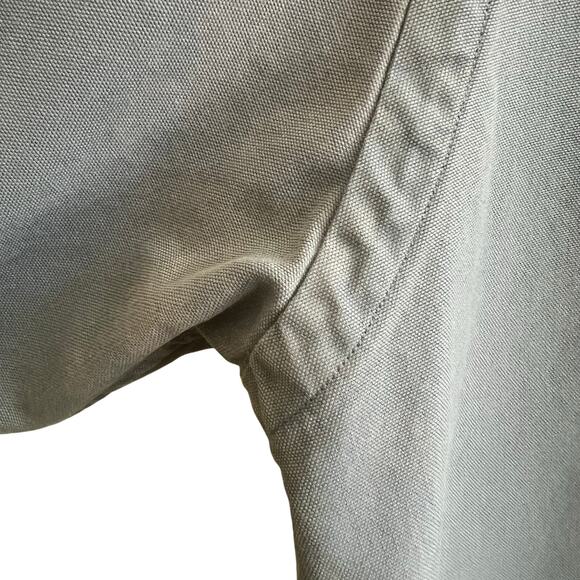 Ralph Lauren Shirt Men’s Medium Custom Fit Button Down Long Sleeve Silk Blend - Picture 4 of 6